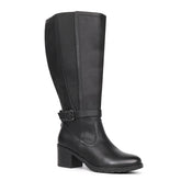Extra Wide Calf Stretch Panel Boots (Elena)