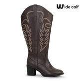 Wide calf Extra Wide Calf Cowboy Boots (Arwa)
