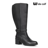 Wide calf Extra Wide Calf Stretch Panel Boots (Elena)