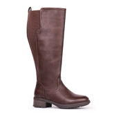 Extra Wide Calf Stretch Panel Riding Boots (Learn)