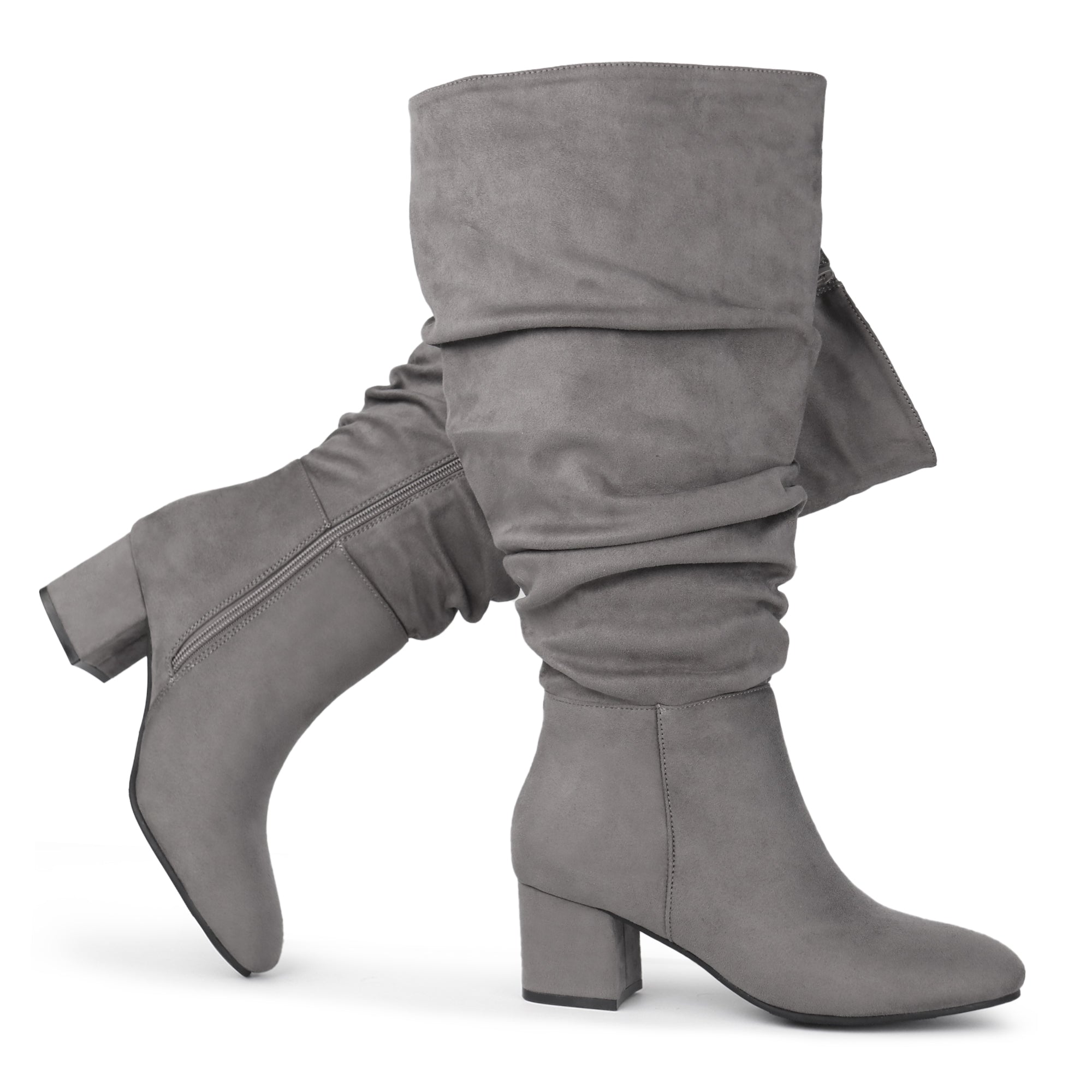 Extra Wide Calf Slouchy Dress Boots (Rayia)