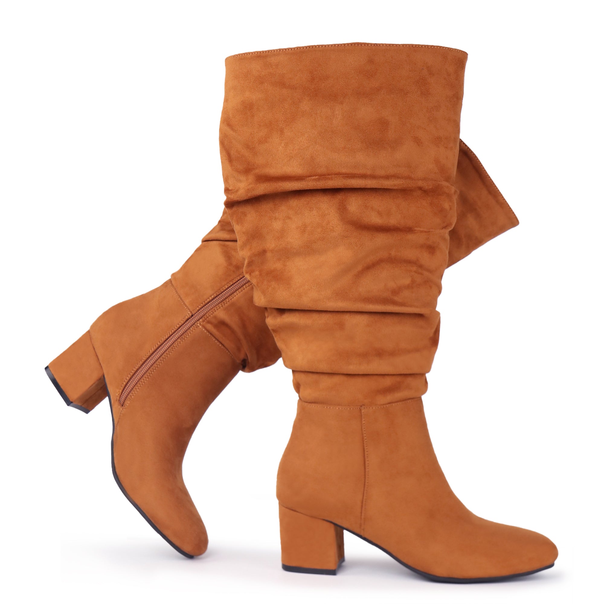 Extra Wide Calf Slouchy Dress Boots (Rayia)