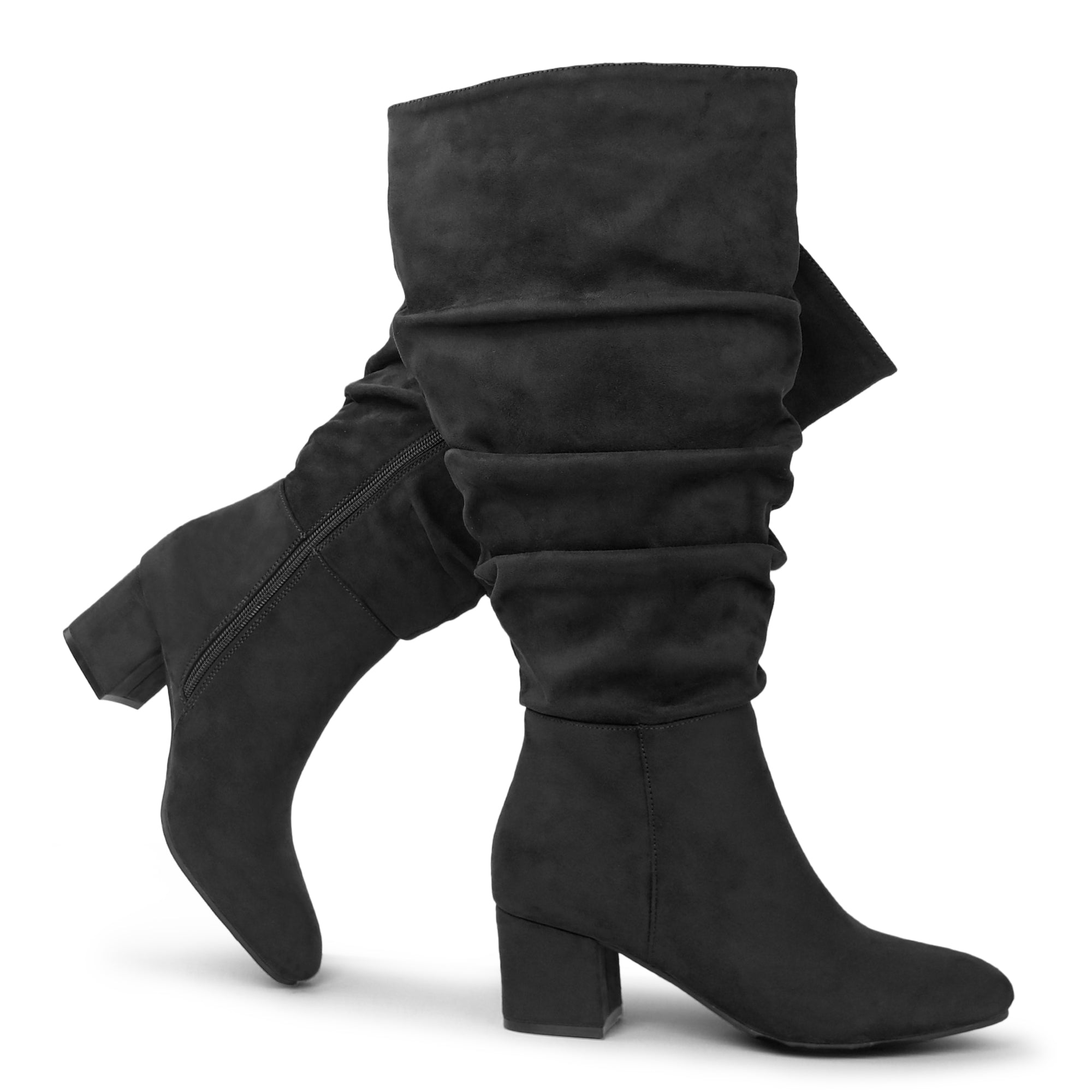 Extra Wide Calf Slouchy Dress Boots (Rayia)