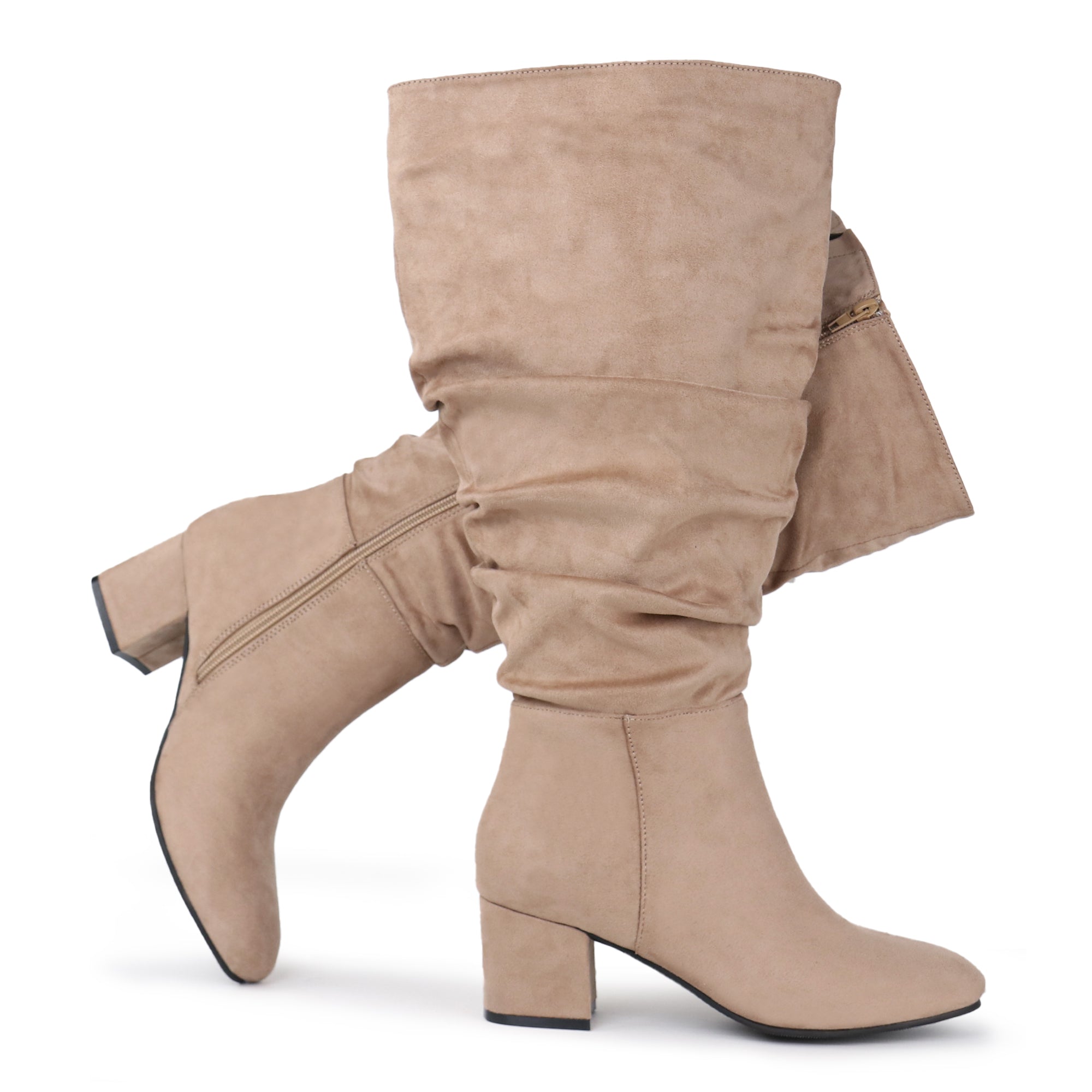 Extra Wide Calf Slouchy Dress Boots (Rayia)