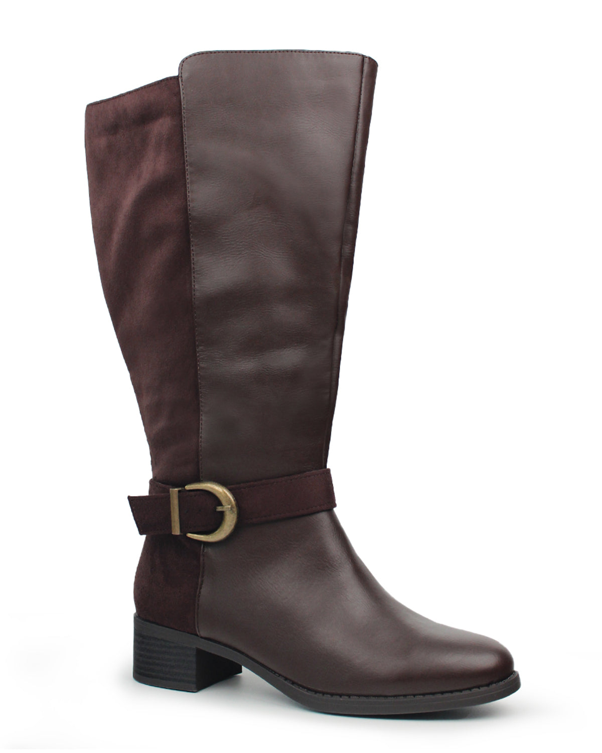 Side Zipper Boots 63 - Extra Wide Calf Boots