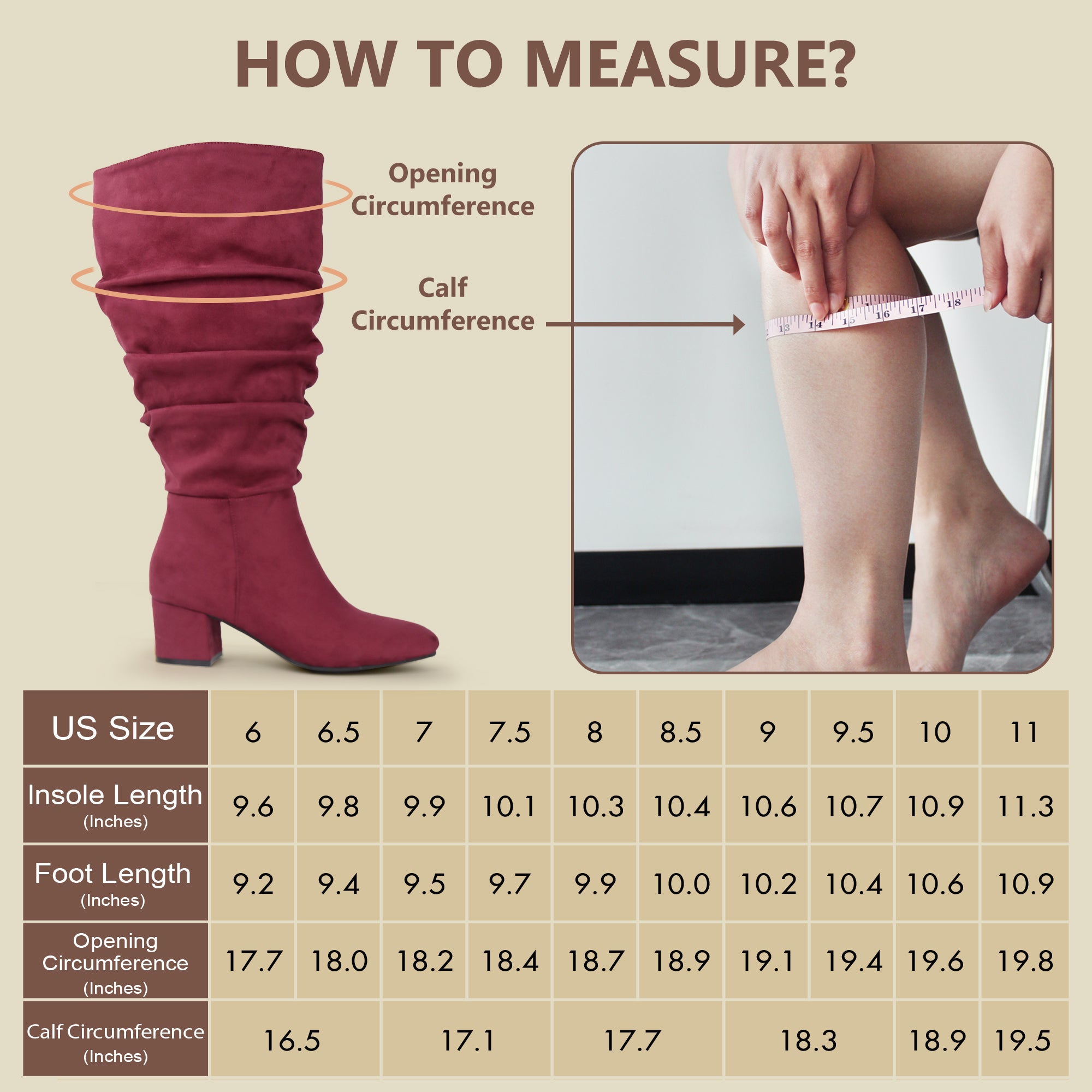 Extra Wide Calf Slouchy Dress Boots (Rayia)