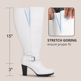 Extra Wide Calf High Heel Boots (Grosa)