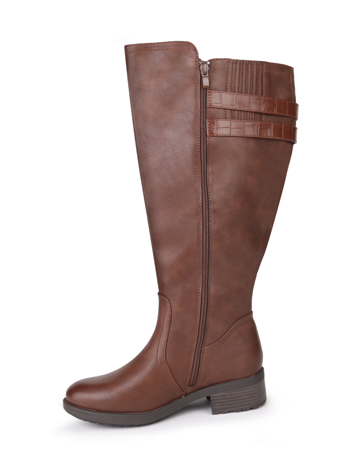 Elegant Rider Boots 76- Wide Calf with Double Zipper