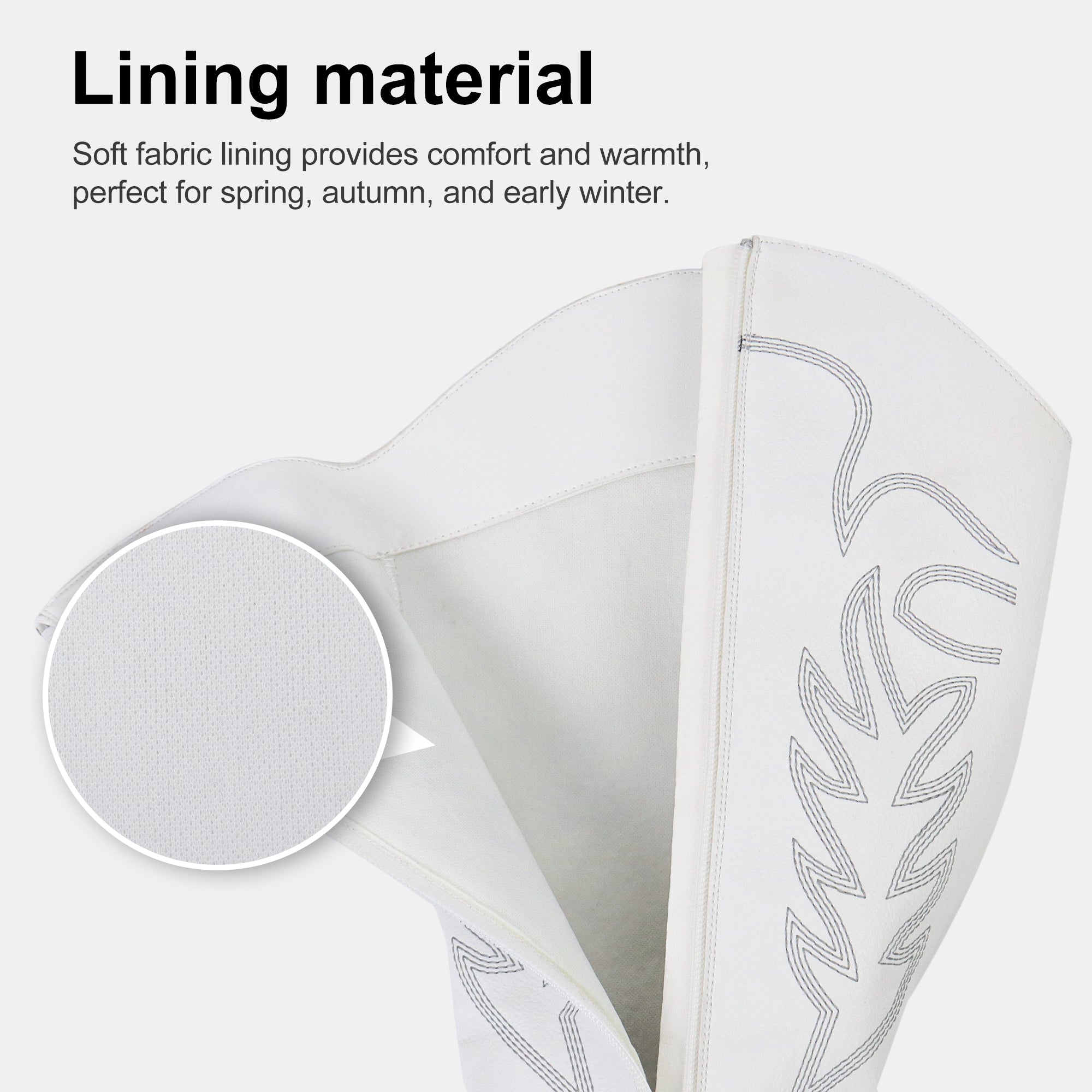 Extra Wide Calf Cowboy Boots (Arwa)