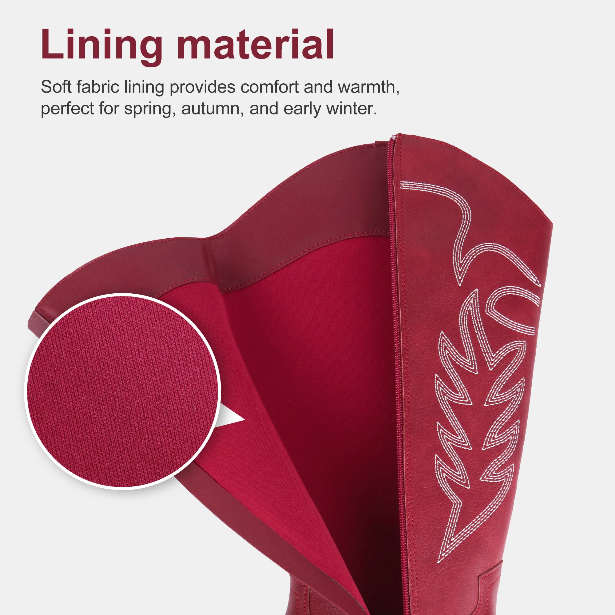 Extra Wide Calf Cowboy Boots (Arwa)