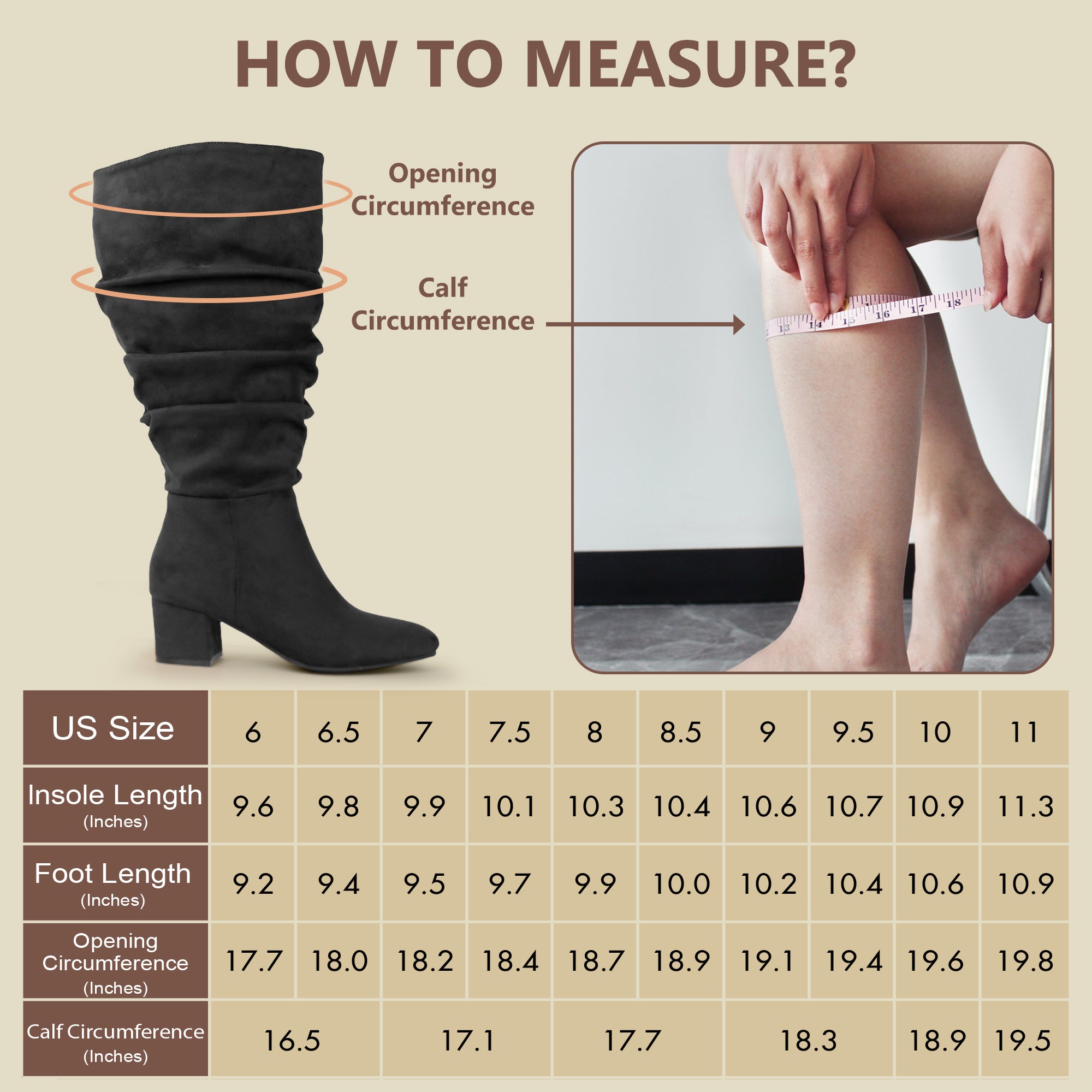 Extra Wide Calf Slouchy Dress Boots (Rayia)