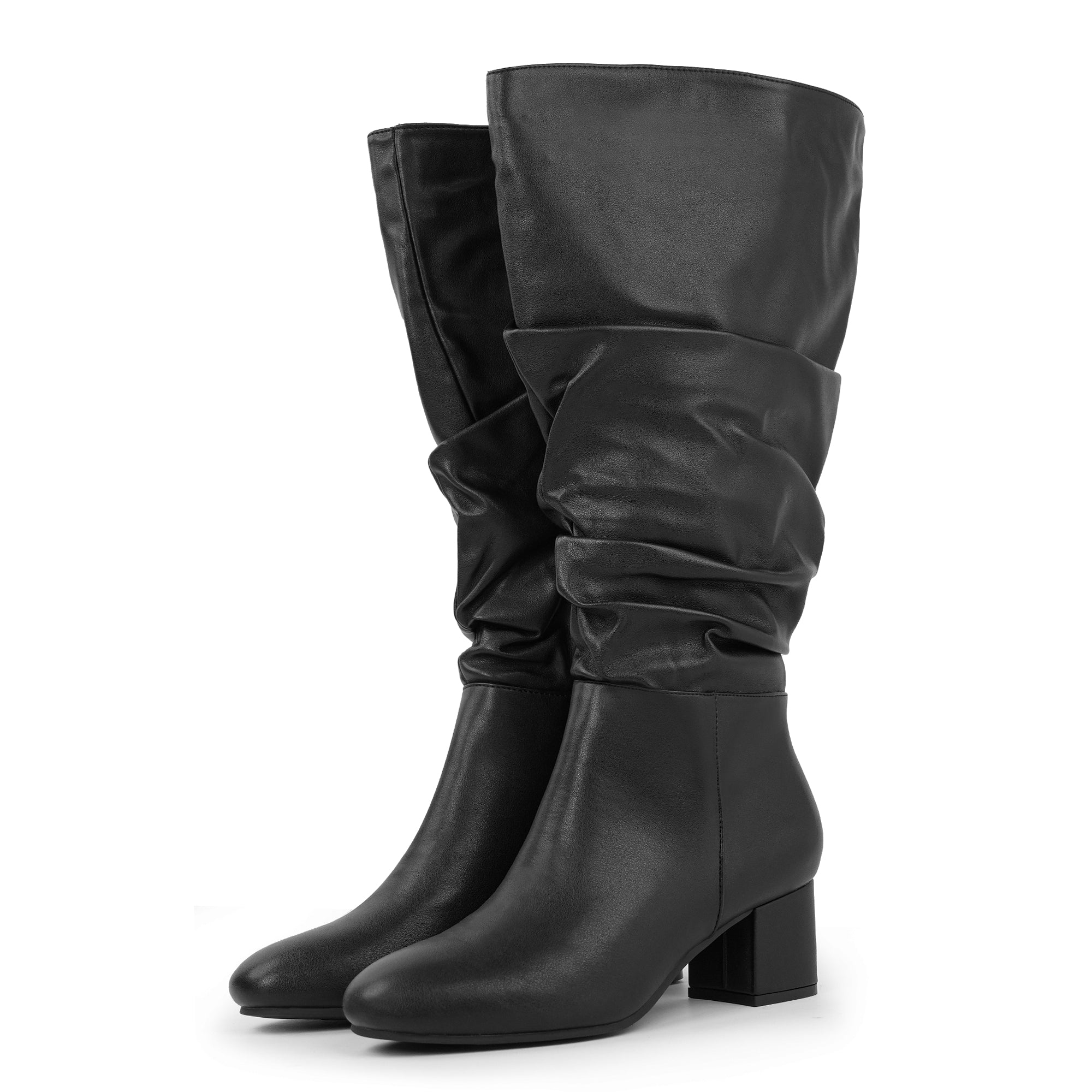 Extra Wide Calf Slouchy Dress Boots (Rayia) – chicblooms Extra Wide Calf Slouchy Dress Boots (Rayia) – chicblooms