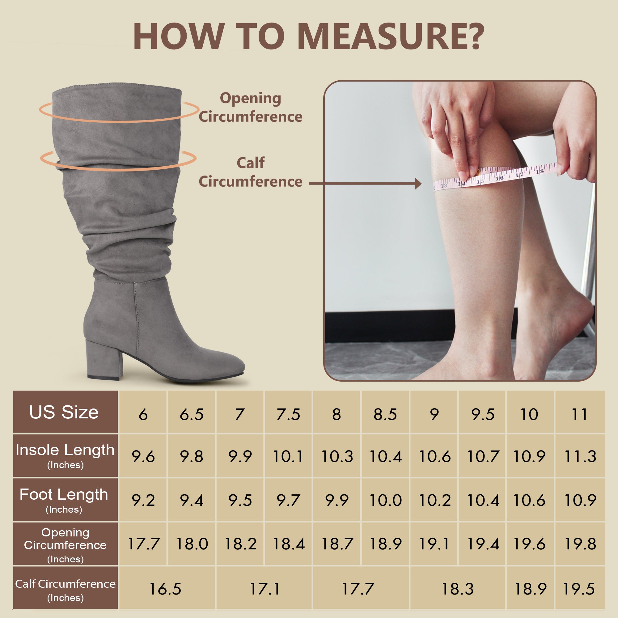 Extra Wide Calf Slouchy Dress Boots (Rayia)