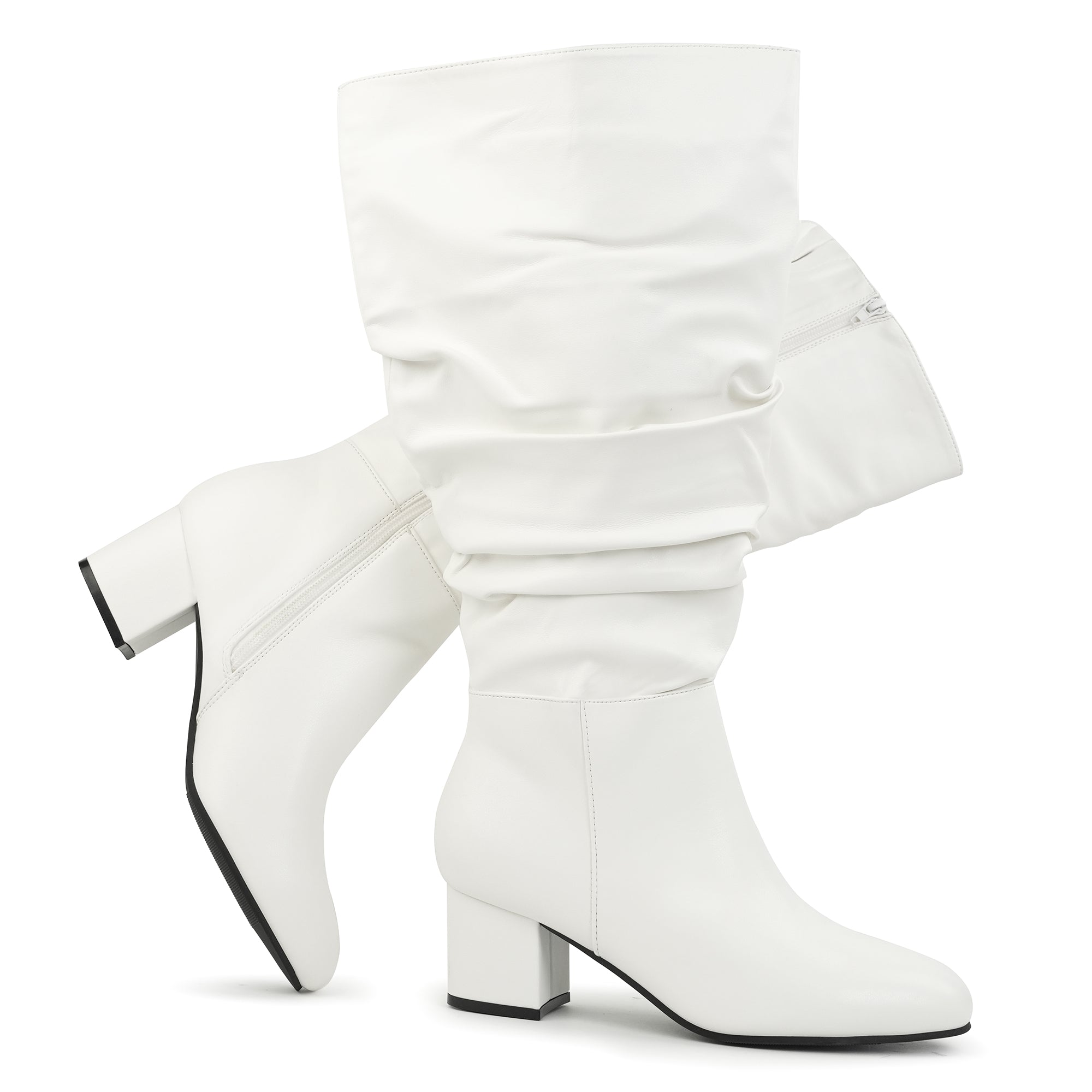 Extra Wide Calf Slouchy Dress Boots (Rayia)