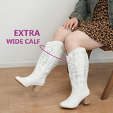 Extra Wide Calf Cowboy Boots (Arwa)