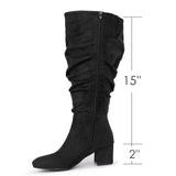 Extra Wide Calf Slouchy Dress Boots (Rayia)