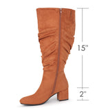 Extra Wide Calf Slouchy Dress Boots (Rayia)