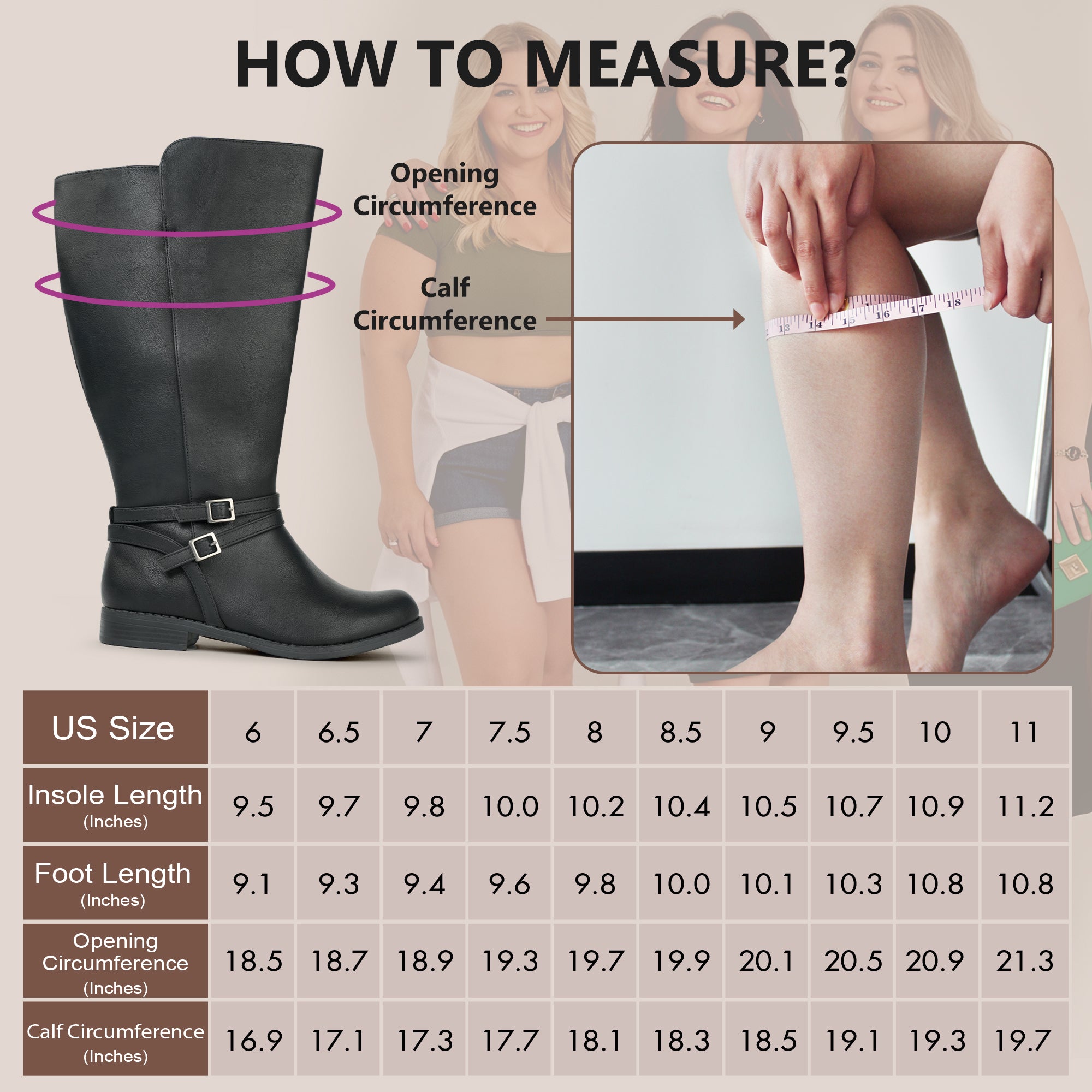 Super Extra Wide Calf Riding Boots (Breyonna)