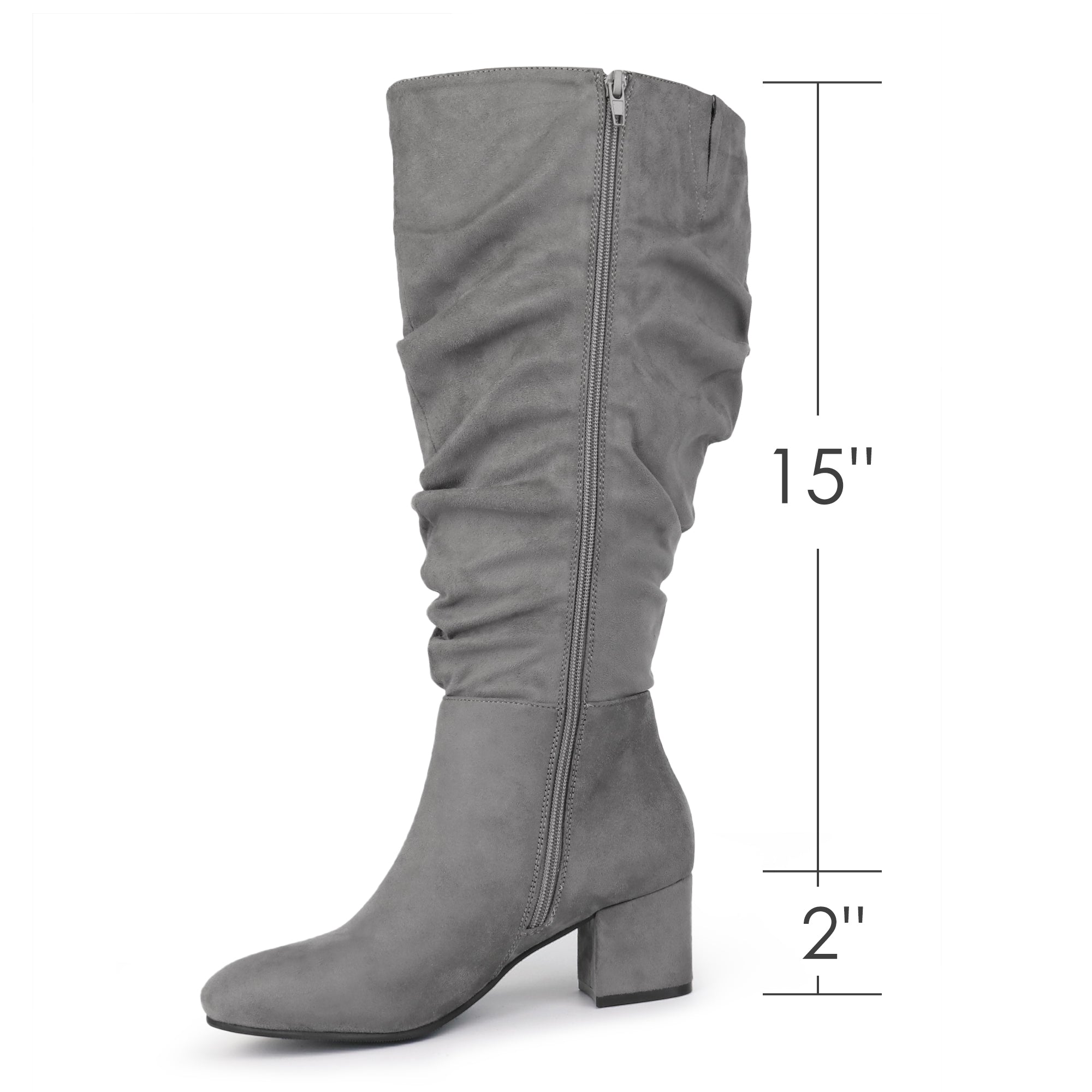 Extra Wide Calf Slouchy Dress Boots (Rayia)
