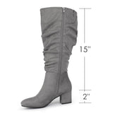 Extra Wide Calf Slouchy Dress Boots (Rayia)