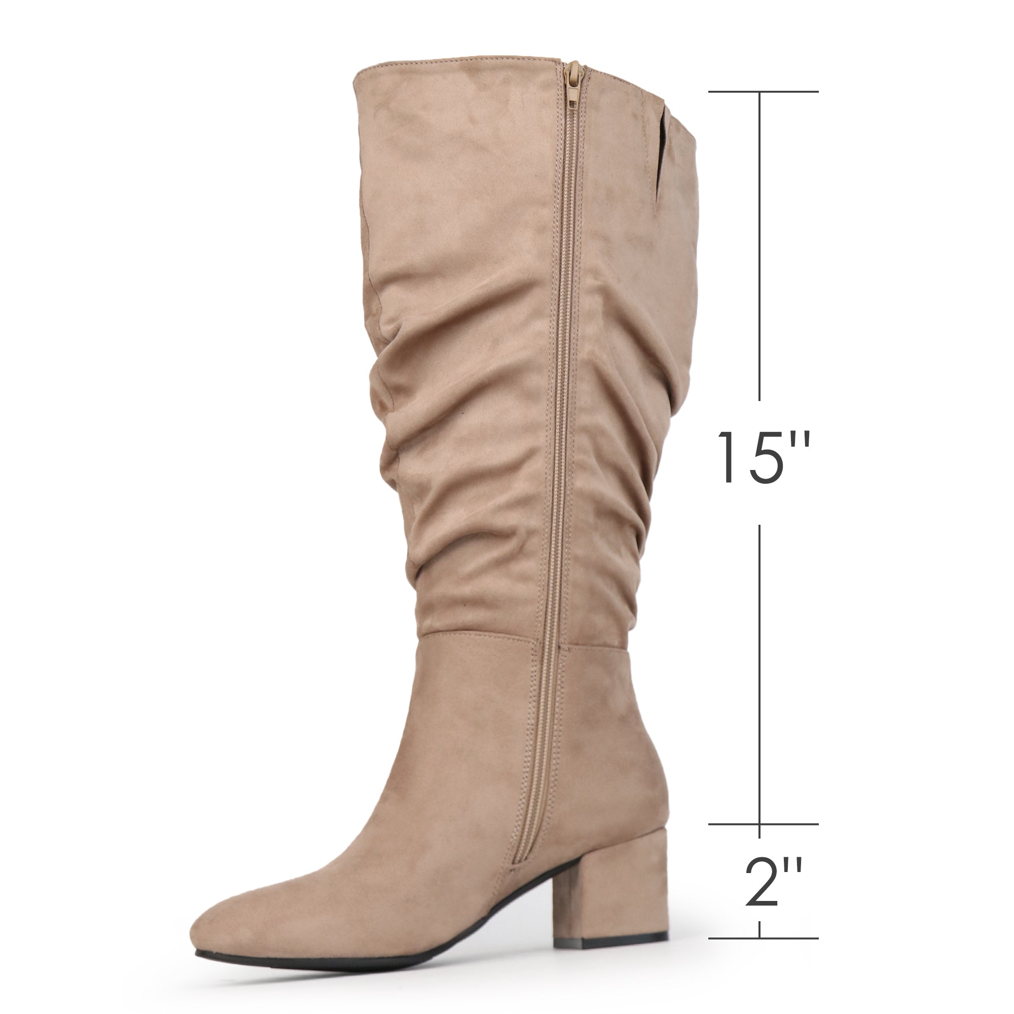 Extra Wide Calf Slouchy Dress Boots (Rayia)