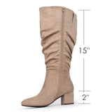 Extra Wide Calf Slouchy Dress Boots (Rayia)