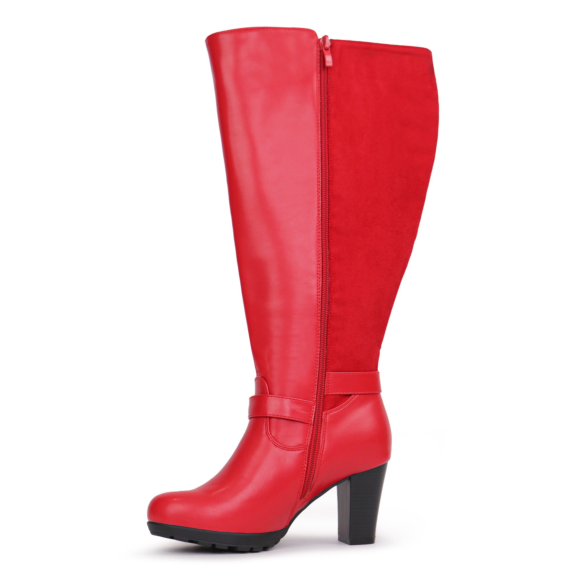 Extra Wide Calf High Heel Boots (Grosa)