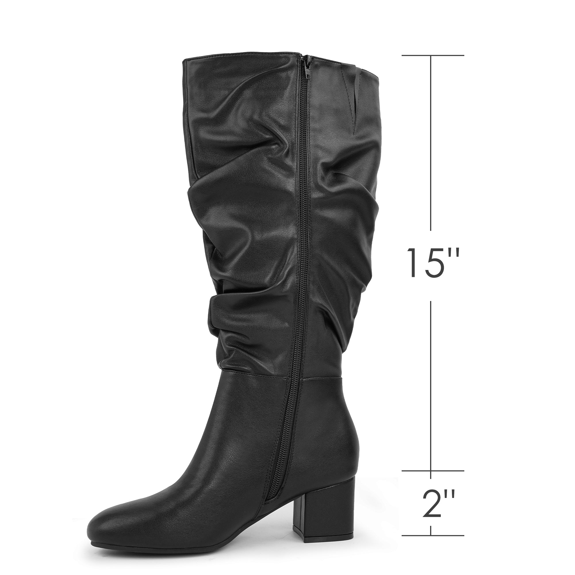 Extra Wide Calf Slouchy Dress Boots (Rayia) – chicblooms Extra Wide Calf Slouchy Dress Boots (Rayia) – chicblooms
