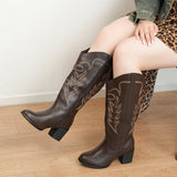 Extra Wide Calf Cowboy Boots (Arwa)