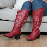 Extra Wide Calf Cowboy Boots (Arwa)