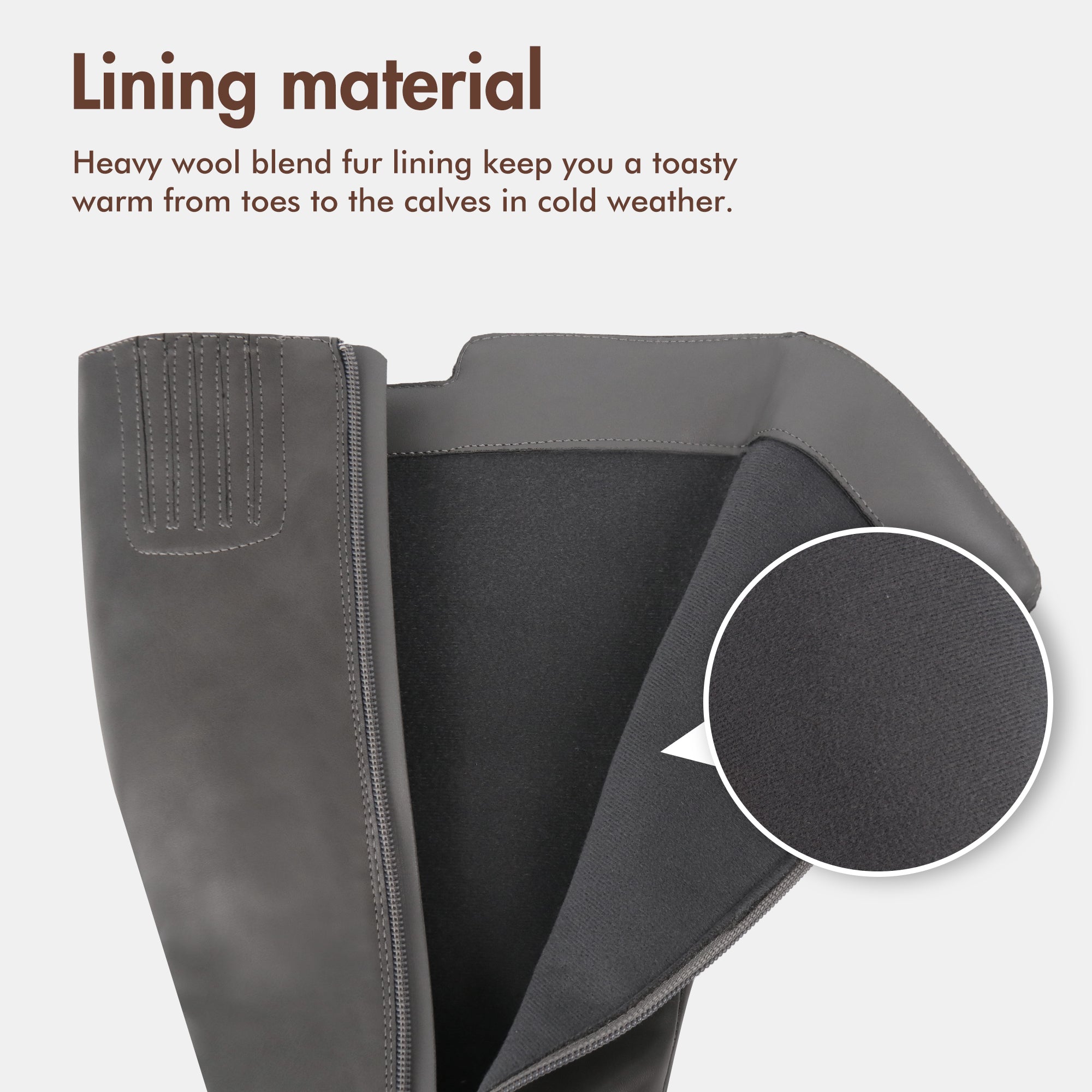 Extra Wide Calf Ankle Buckle Boots (Johanna)