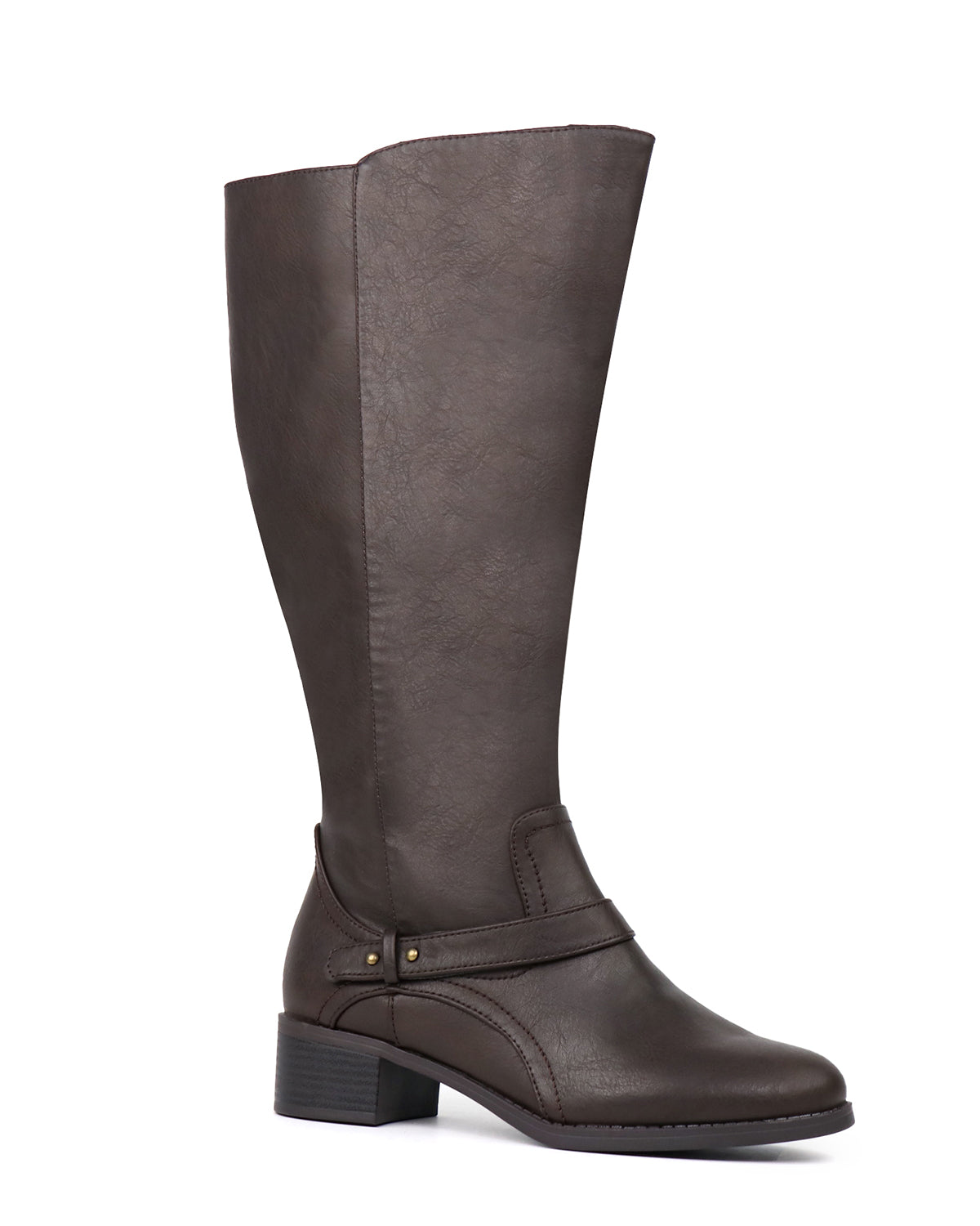 Double Zipper Boots 62 - Wide Calf Riding Boots