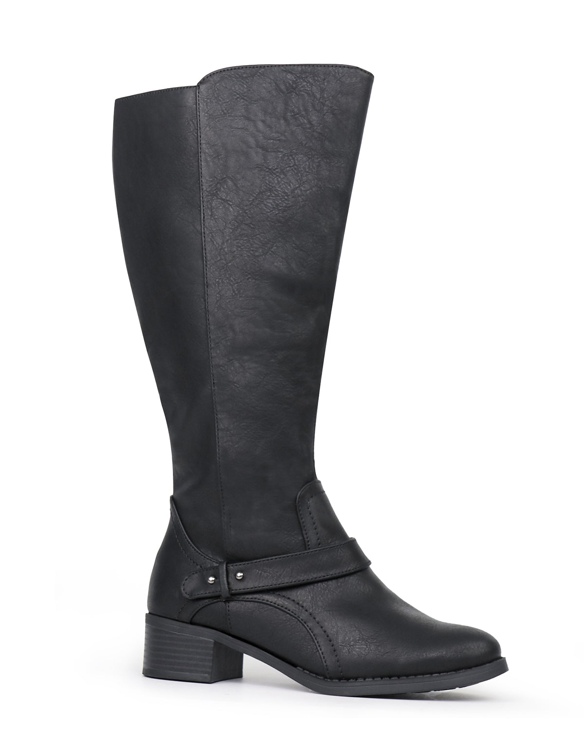 Double Zipper Boots 62 - Wide Calf Riding Boots