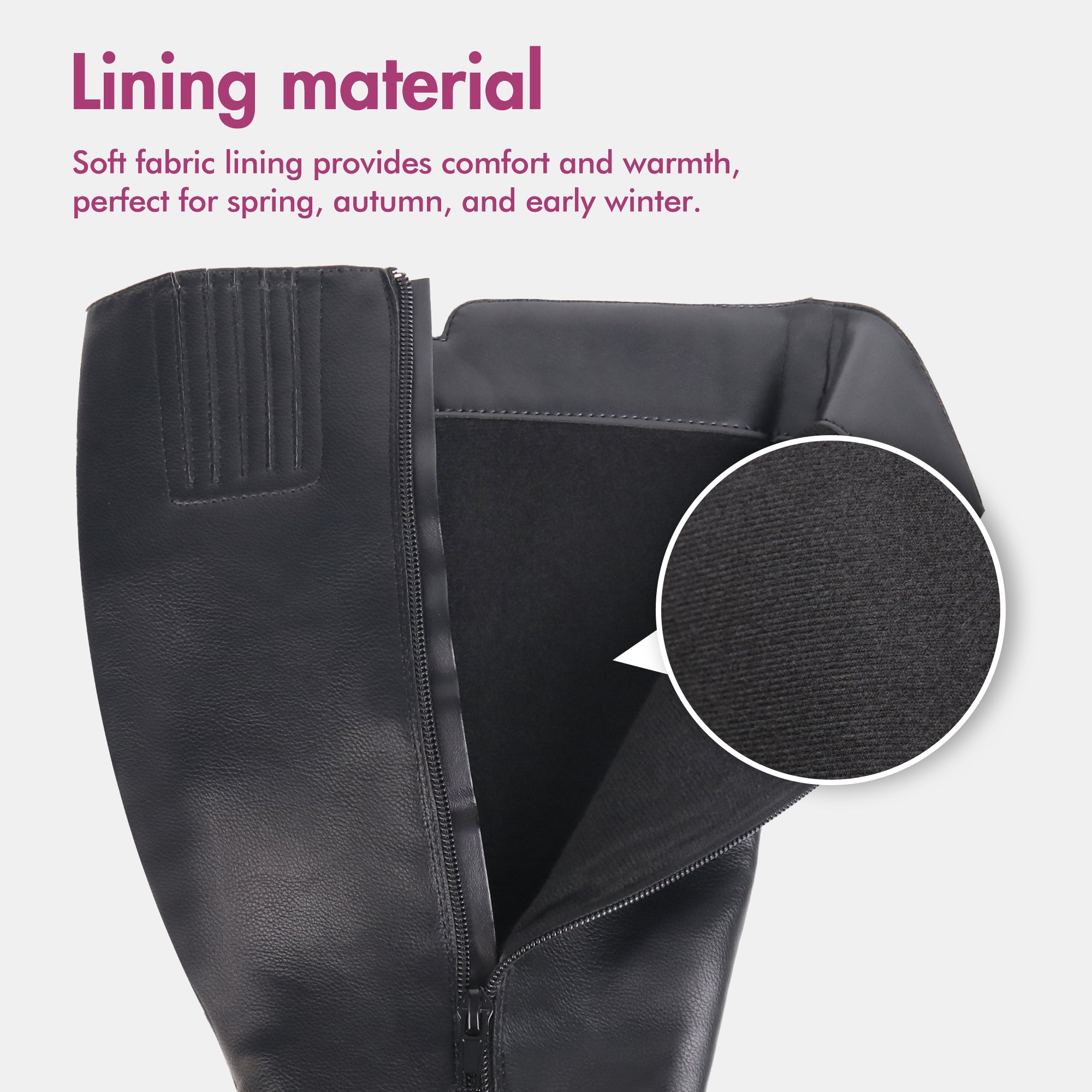 Extra Wide Calf Ankle Buckle Boots (Johanna)