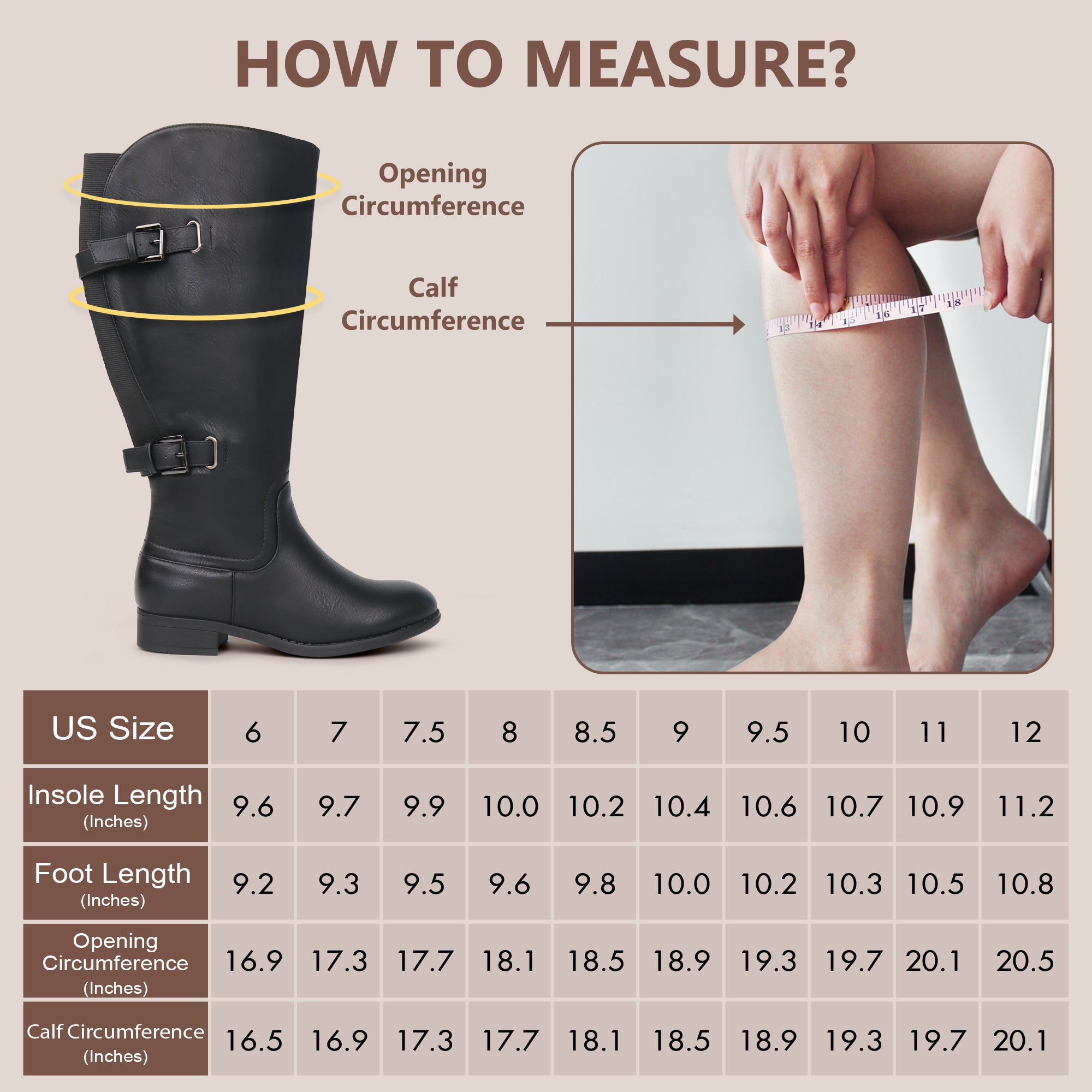 Extra Wide Calf Back Stretch Boots (Cellini)