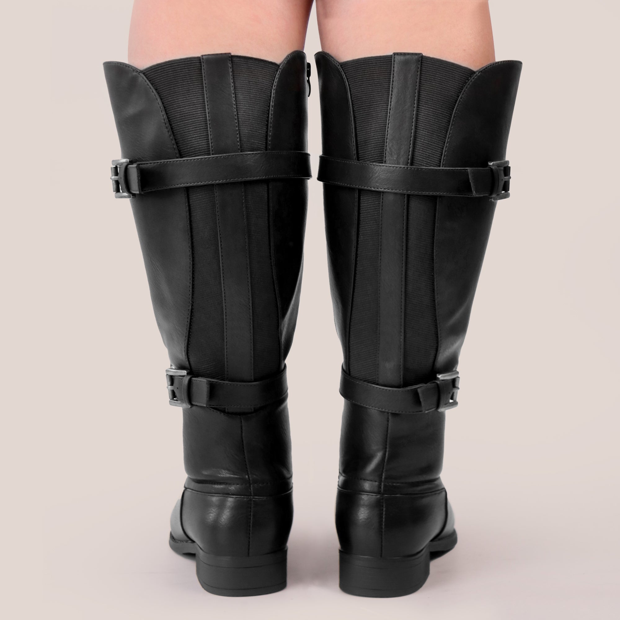 Extra Wide Calf Back Stretch Boots (Cellini)