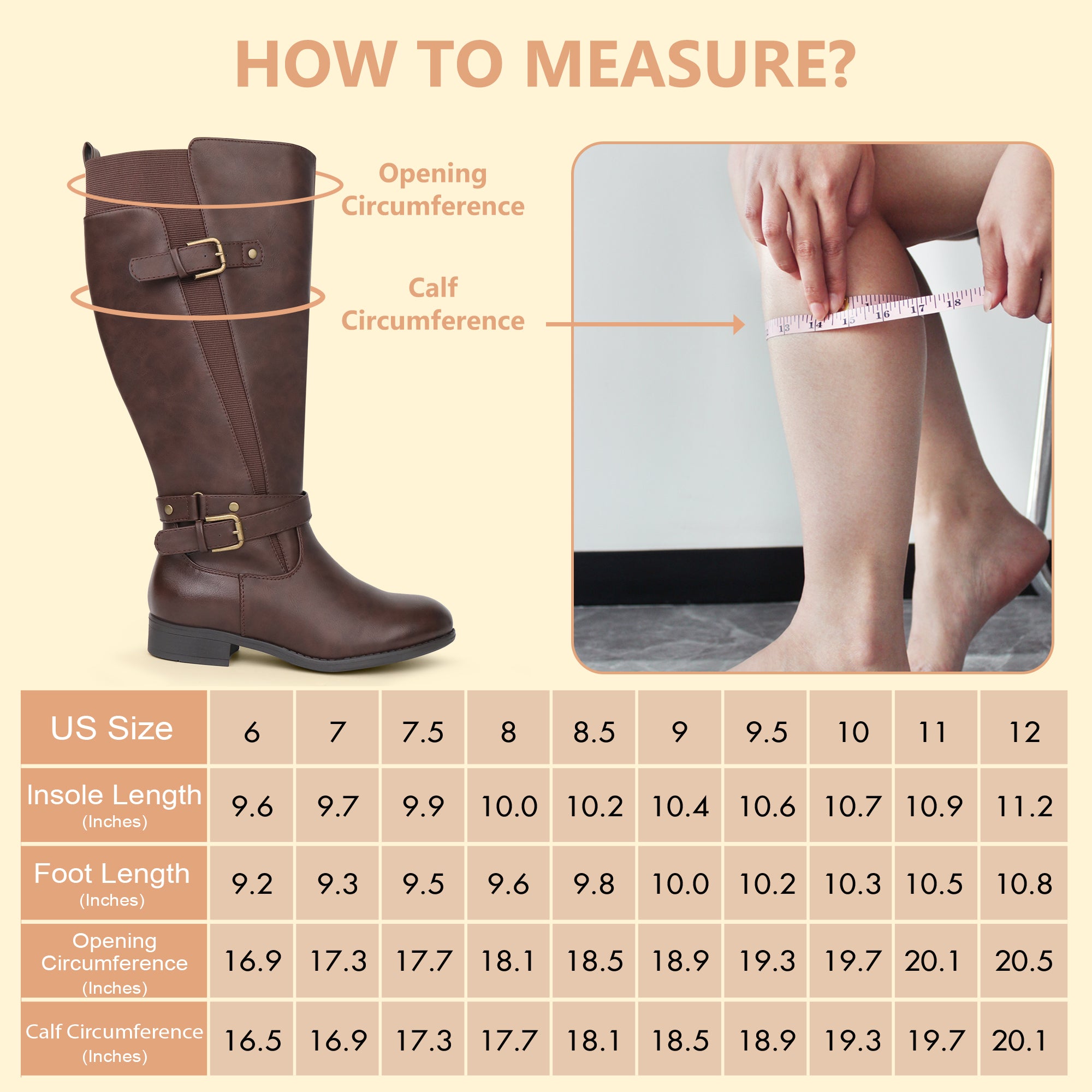 Extra Wide Calf Sleek Riding Boots (Arvillaz)