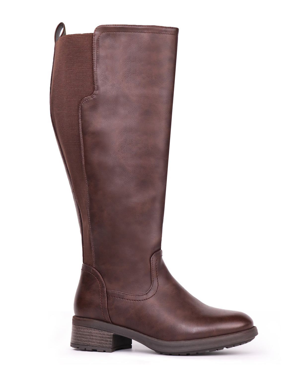 Moto Rider Boots 77- Wide Calf with Zipper Detail