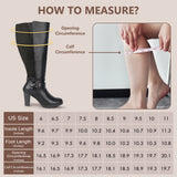 Extra Wide Calf High Heel Boots (Grosa)