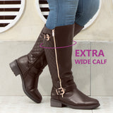 Extra Wide Calf Chic Riding Boots (Keith)
