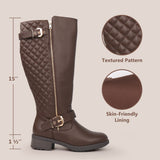 Extra Wide Calf Chic Riding Boots (Keith)