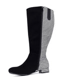 Chic Rider Boots 79- Wide Calf with Fashion Style