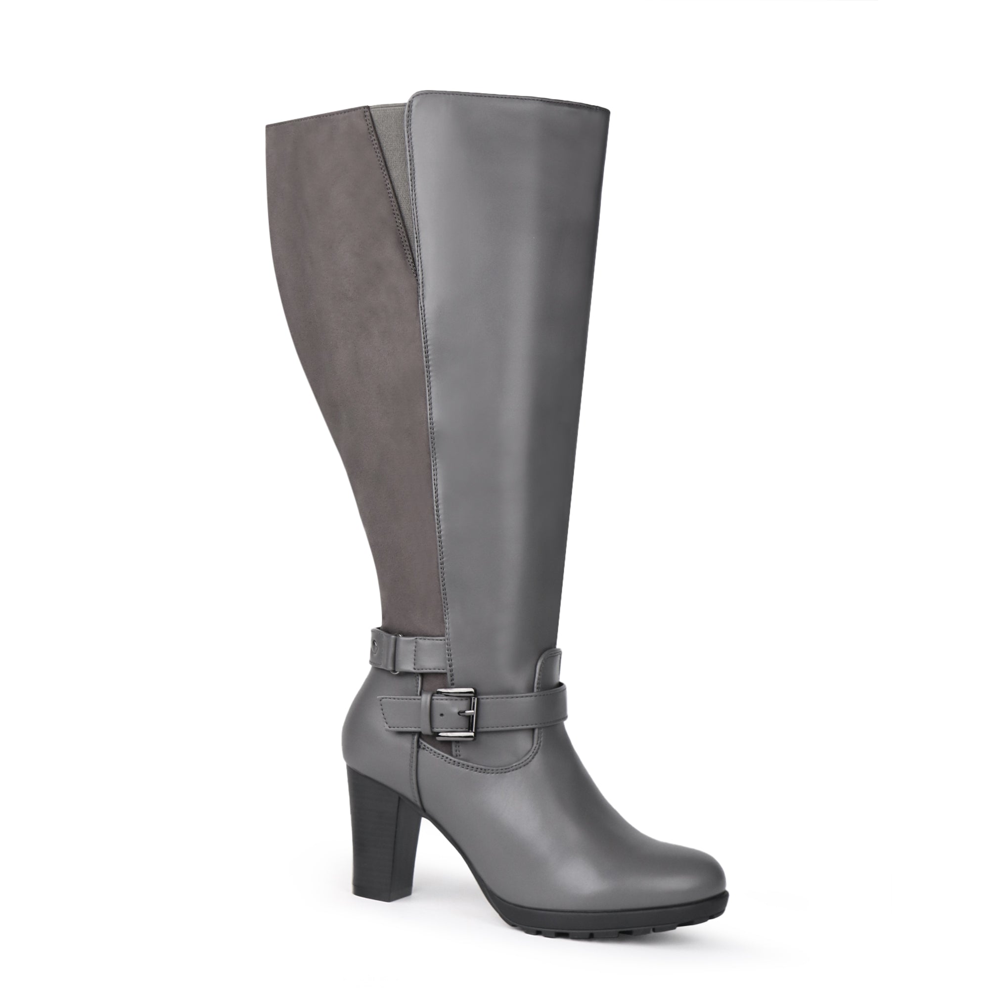 Extra Wide Calf High Heel Boots (Grosa)