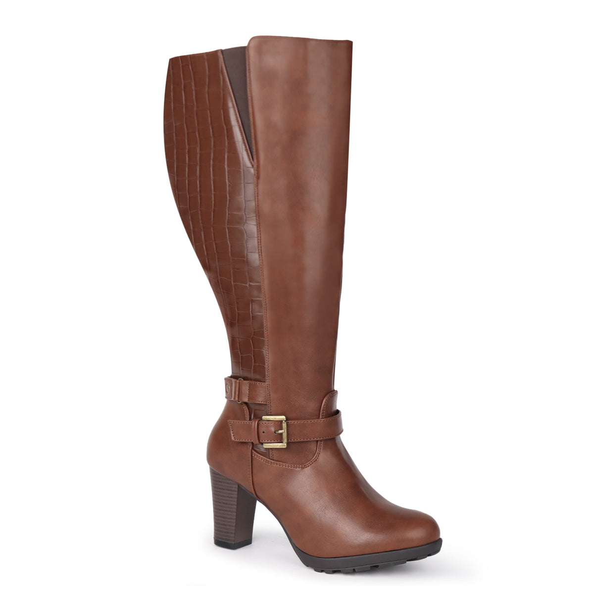 Extra Wide Calf High Heel Boots (Grosa)